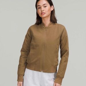 NWT Non-Stop Cotton Bomber Jacket in Artifact